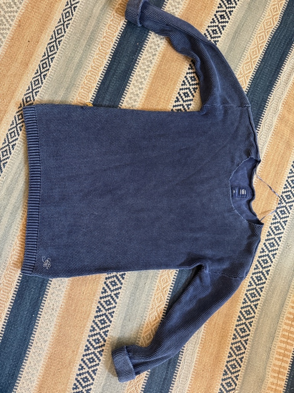 G-Star Classic Crewneck Sweater in Navy Blue